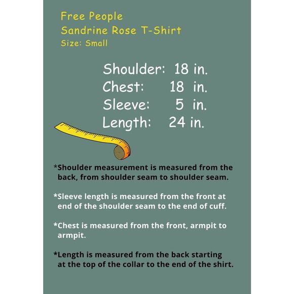 Free People Minimalist Basic Black Small T-Shirt Sandrine Rose Virgin Label NEW - Picture 4 of 8